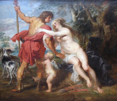 Venus and Adonis by Peter Paul Rubens